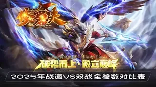 2025年战道VS双战全参数对比表